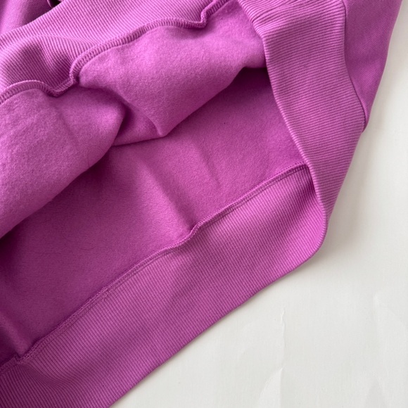 Adidas women’s essentials 3 stripes fleece sweatshirt - Picture 8 of 9